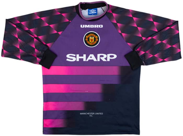 1996-97 Manchester United GK Shirt Schmeichel #1 - 6/10 - (M)