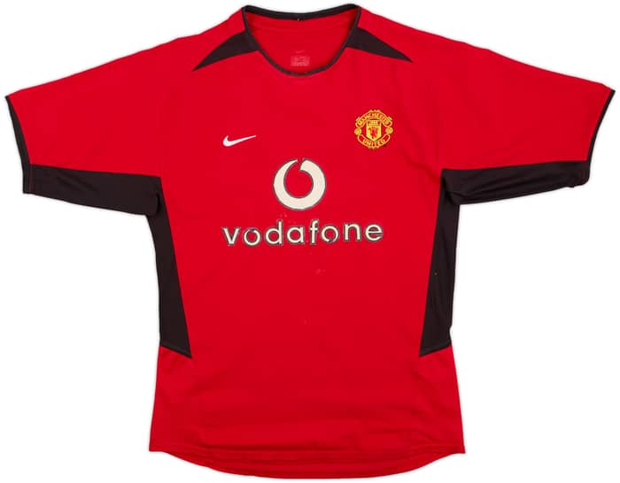 2002-04 Manchester United Home Shirt - 4/10 - (M)