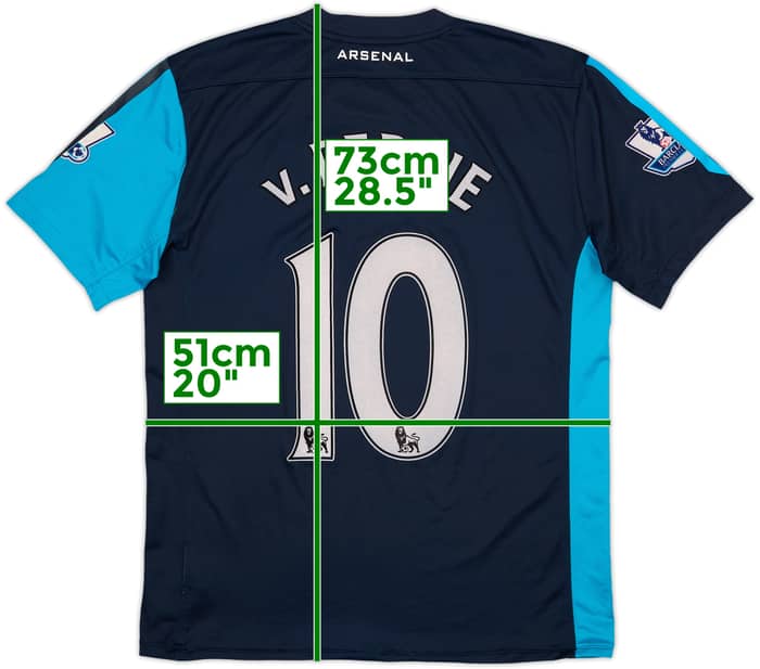 2011-12 Arsenal Away Shirt v.Persie #10 - 6/10 - (M)