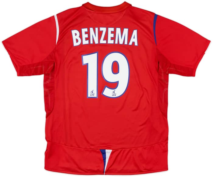 2006-07 Lyon Away Shirt Benzema #19 - 6/10 - (L)