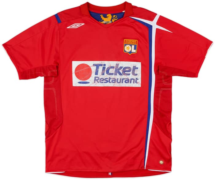 2006-07 Lyon Away Shirt Benzema #19 - 6/10 - (L)