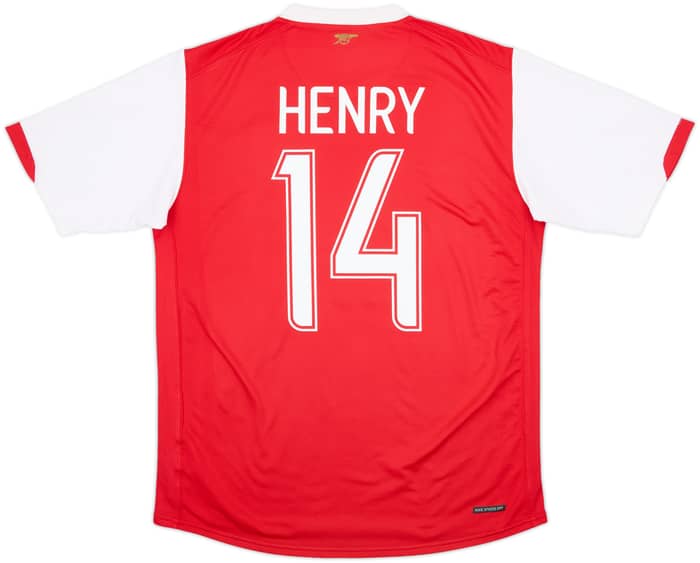 2006-08 Arsenal Home Shirt Henry #14 - 5/10 - (M)