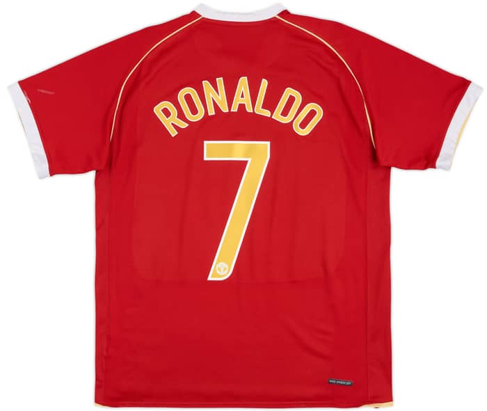 2006-07 Manchester United Home Shirt Ronaldo #7 - 5/10 - (L)