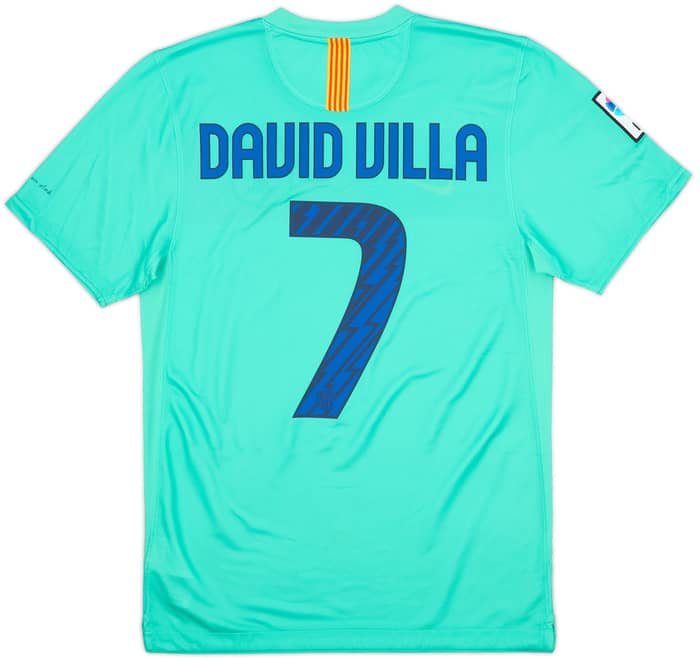 2010-11 Barcelona Away Shirt David Villa #7 - 9/10 - (S)