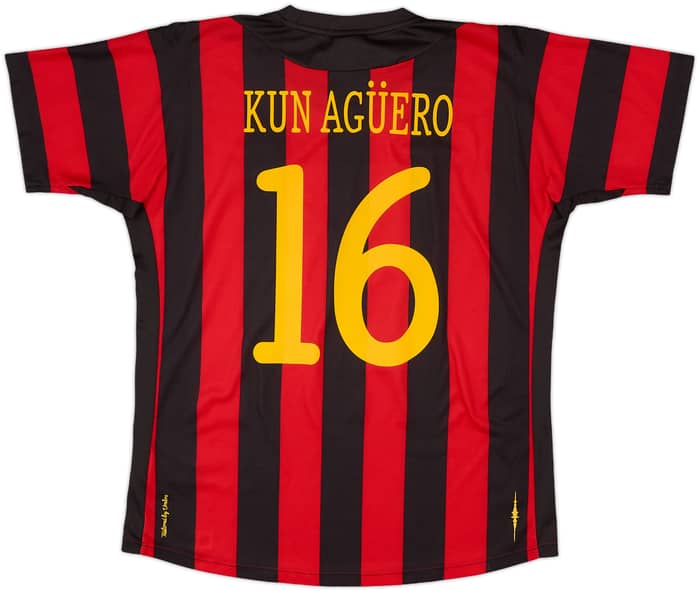 2011-12 Manchester City Away Shirt Kun Aguero #16 - 7/10 - (M)