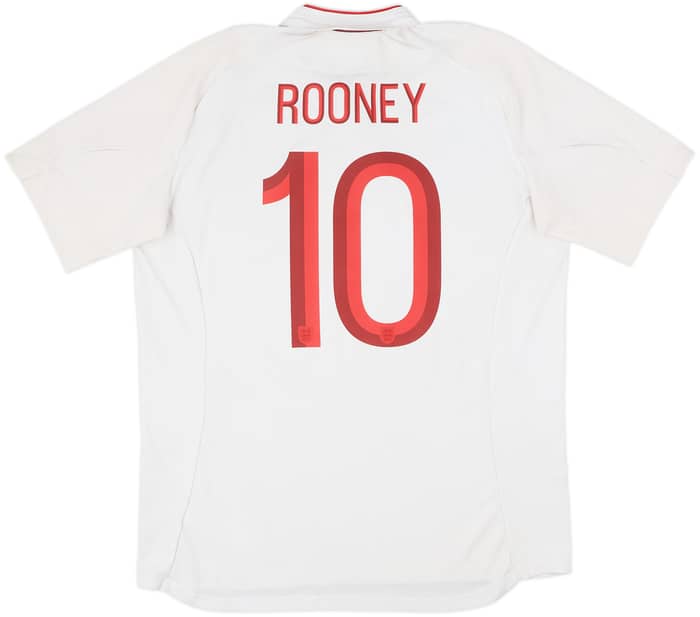 2012-13 England Home Shirt Rooney #10 - 6/10 - (L)