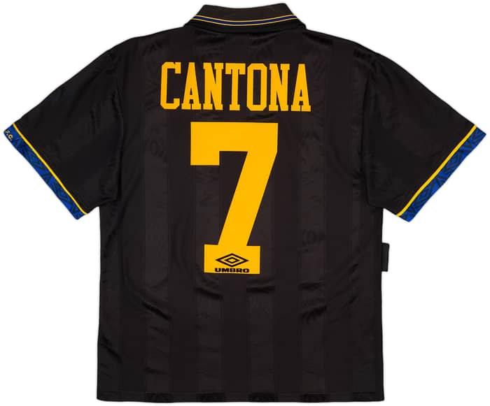 1993-95 Manchester United Away Shirt Cantona #7 - 8/10 - (S)