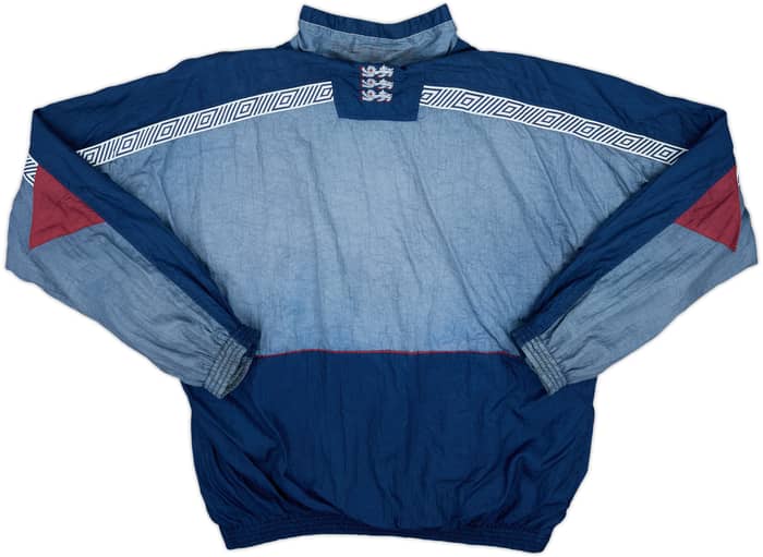 1990-92 England Umbro Track Jacket - 4/10 - (L)