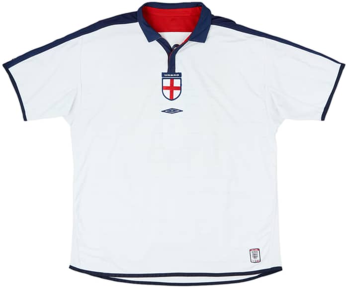 2003-05 England Home Shirt Scholes #8 - 7/10 - (XXL)