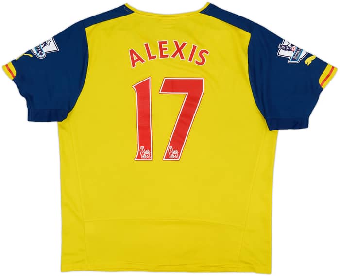 2014-15 Arsenal Away Shirt Alexis #17 - 4/10 - (L)