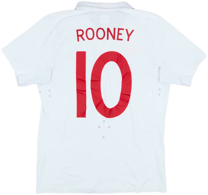2009-10 England Home Shirt Rooney #10 - 6/10 - (S)