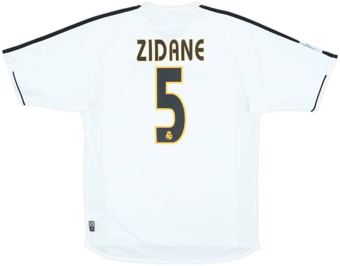 2003-04 Real Madrid Home Shirt Zidane #5 - 8/10 - (M)