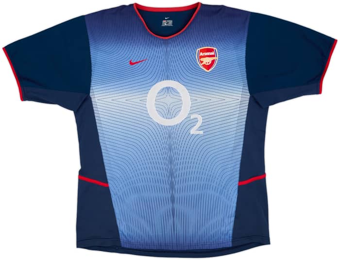 2002-04 Arsenal Away Shirt Bergkamp #10 - 8/10 - (L)