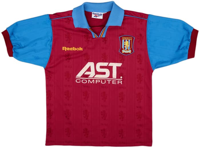 1995-97 Aston Villa Home Shirt - 7/10 - (S)