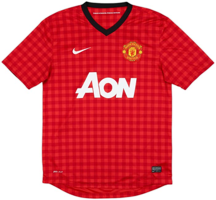 2012-13 Manchester United Home Shirt Vidic #15 - 6/10 - (M)