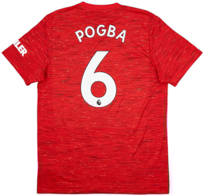 2020-21 Manchester United Home Shirt Pogba #6 - 9/10 - (L)