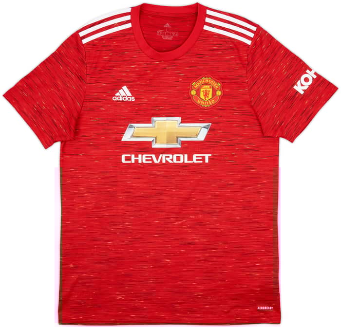 2020-21 Manchester United Home Shirt Pogba #6 - 9/10 - (L)