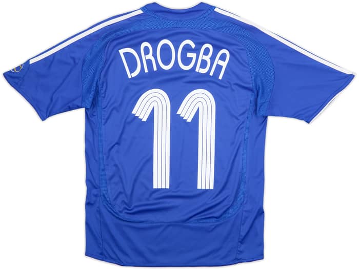 2006-08 Chelsea Home Shirt Drogba #11 - 8/10 - (L.Boys)