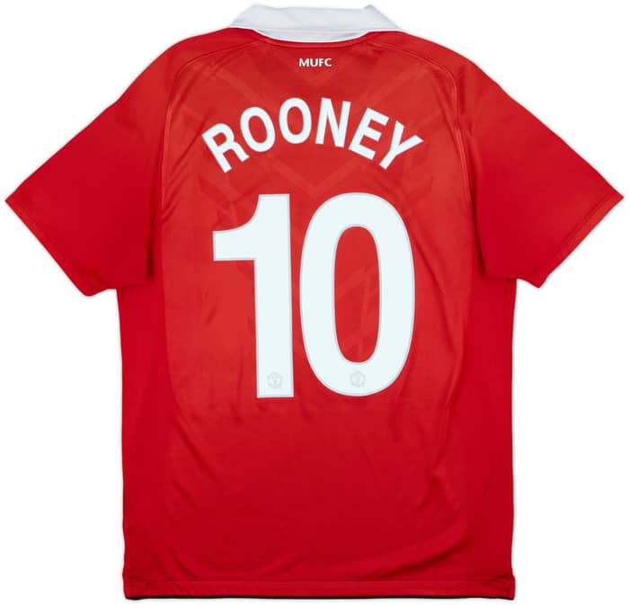 2010-11 Manchester United Home Shirt Rooney #10 - 5/10 - (M)