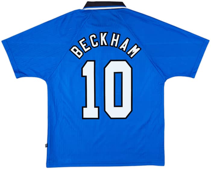 1996-98 Manchester United Third Shirt Beckham #10 - 10/10 - (M)