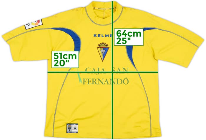 2005-06 Cadiz Home Shirt - 7/10 - (M)