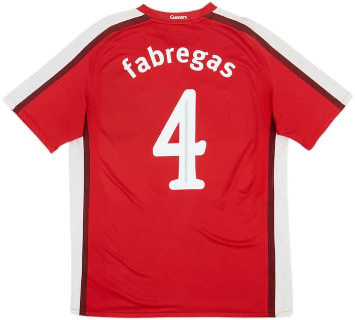 2008-10 Arsenal Home Shirt Fabregas #4 - 6/10 - (L)