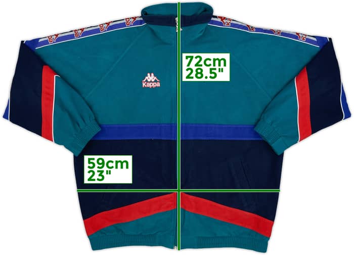1995-96 Barcelona Kappa Track Jacket - 8/10 - (L)