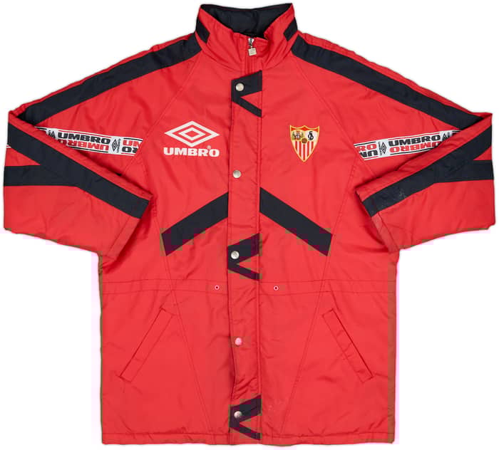 1994-96 Sevilla Umbro Padded Bench Coat - 7/10 - (L)