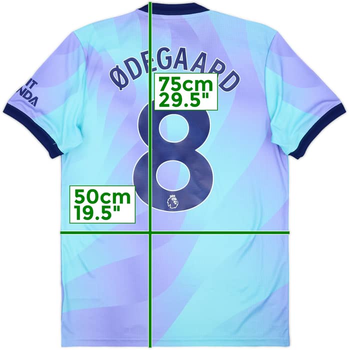 2024-25 Arsenal Authentic Third Shirt Odegaard #8 (M)