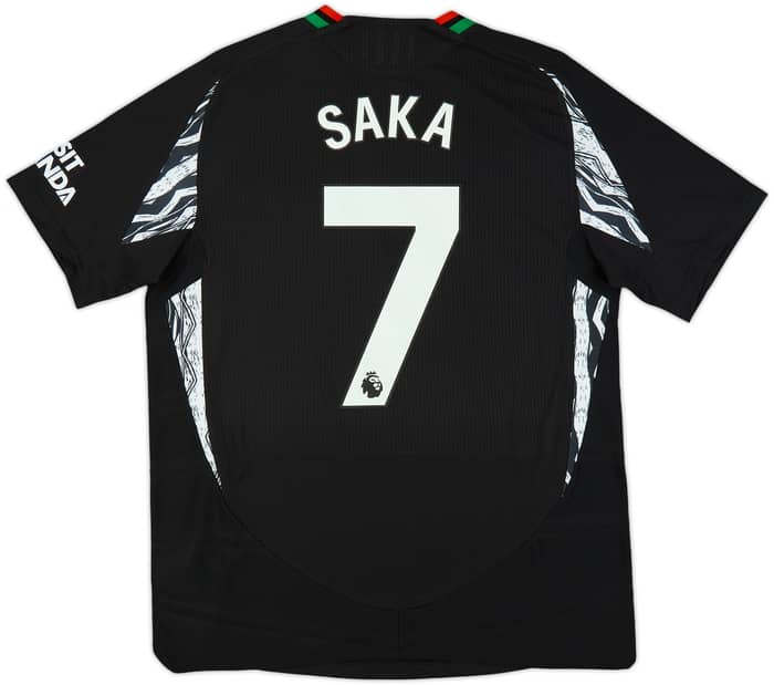 2024-25 Arsenal Authentic Away Shirt Saka #7 (L)