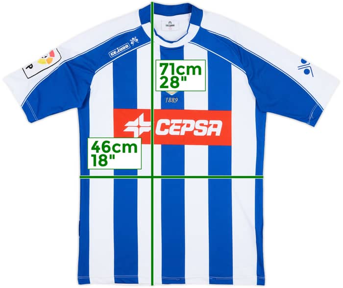2006-07 Recreativo Huelva Home Shirt - 9/10 - (M)
