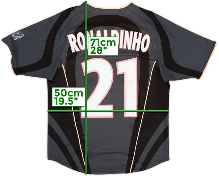 2001-02 Paris Saint-Germain Third Shirt Ronaldinho #21 - 6/10 - (S)