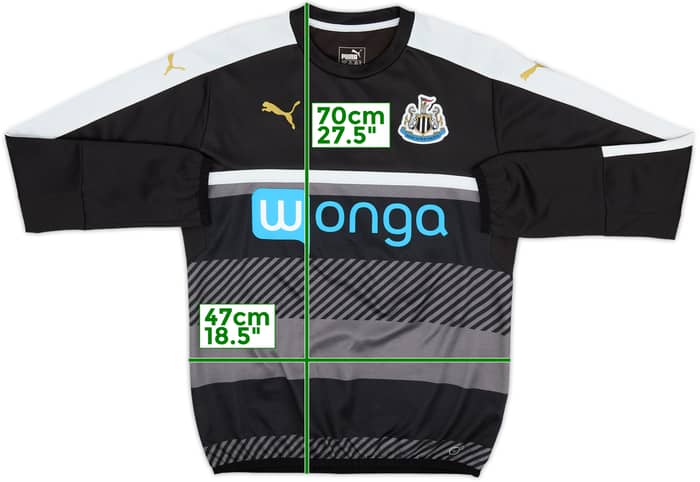 2016-17 Newcastle Puma Sweat Top - 7/10 - (M)