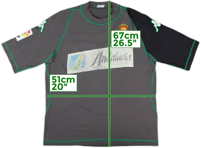 2003-04 Real Betis Third Shirt #21 - 5/10 - (XL)