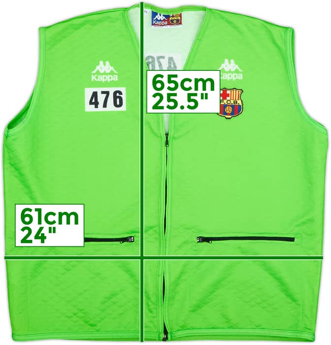 1997-98 Barcelona Kappa Staff Issue Gilet - 8/10 - (L)