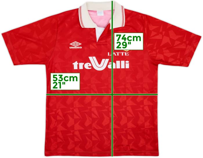 1992-93 Ancona Home Shirt - 7/10 - (M)
