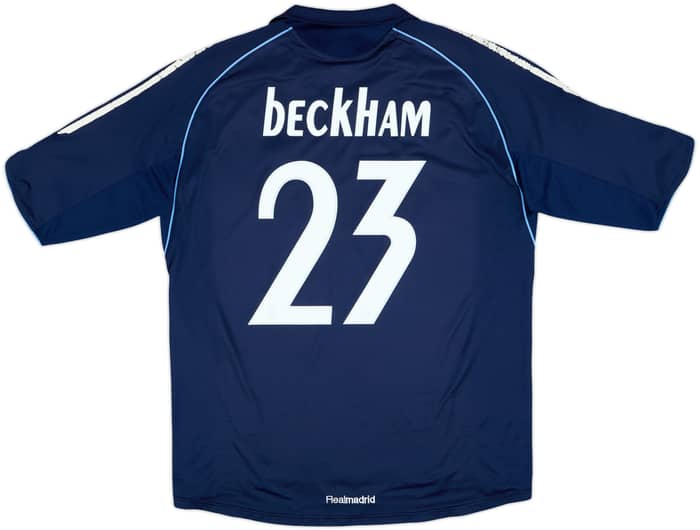 2005-06 Real Madrid Away Shirt Beckham #23 - 7/10 - (L)