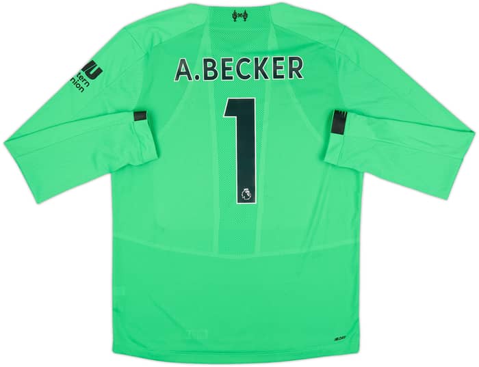 2019-20 Liverpool GK Shirt A.Becker #1 - 7/10 - (L)