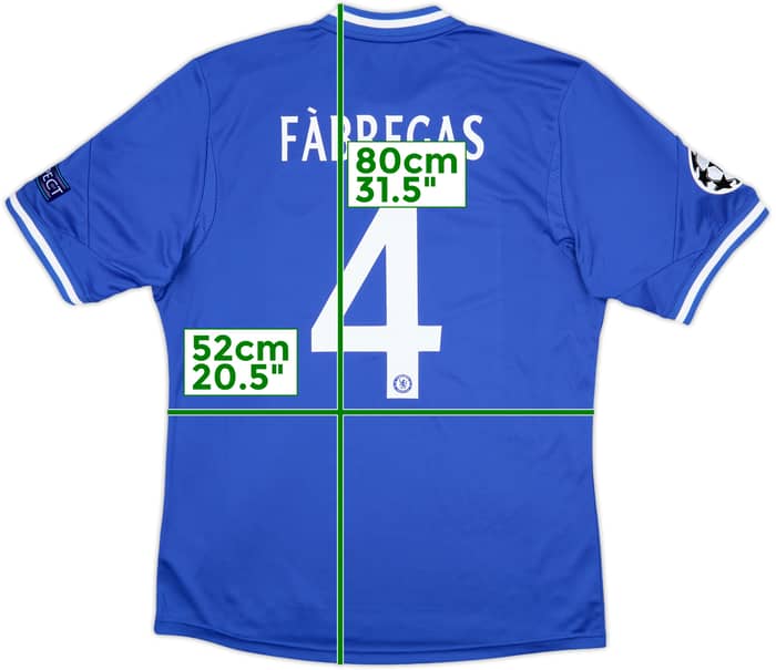 2013-14 Chelsea Home Shirt Fabregas #4 - 6/10 - (L)
