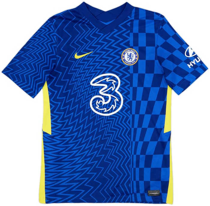 2021-22 Chelsea Home Shirt - 9/10 - (XL.Boys)