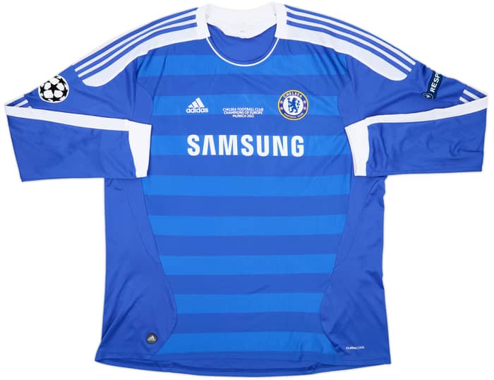 2011-12 Chelsea 'Champions of Europe' Home L/S Shirt Torres #9 - 7/10 - (3XL)