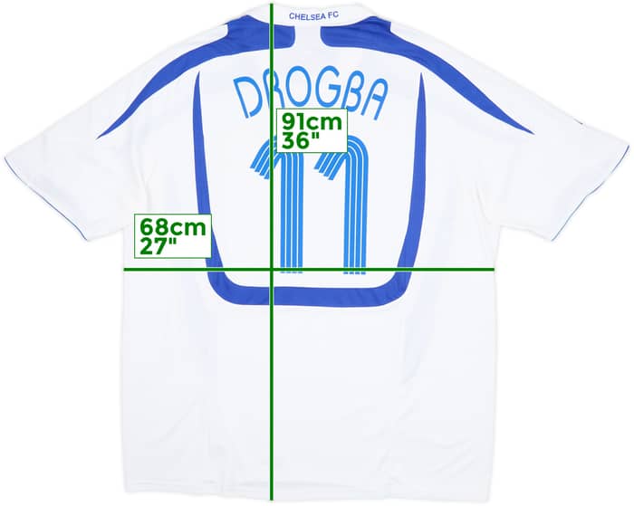 2007-08 Chelsea Third Shirt Drogba #11 - 8/10 - (XXL)