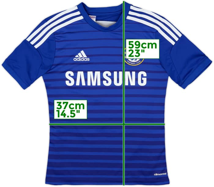 2014-15 Chelsea Home Shirt Champions #15 - 9/10 - (L.Boys)