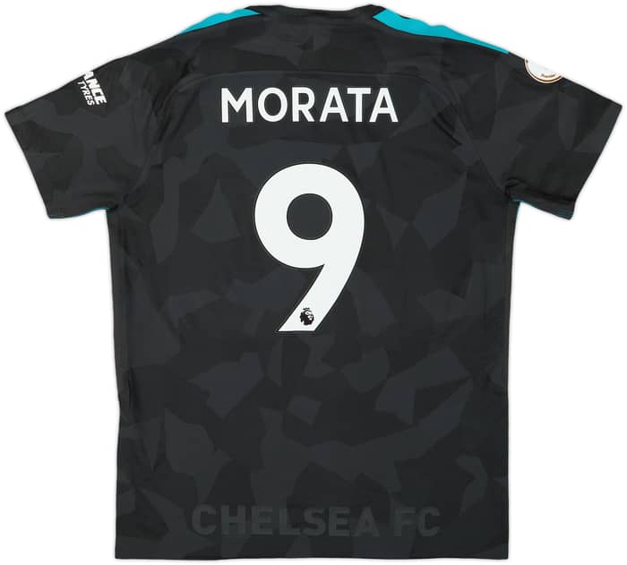2017-18 Chelsea Authentic Third Shirt Morata #9 - 8/10 - (L)