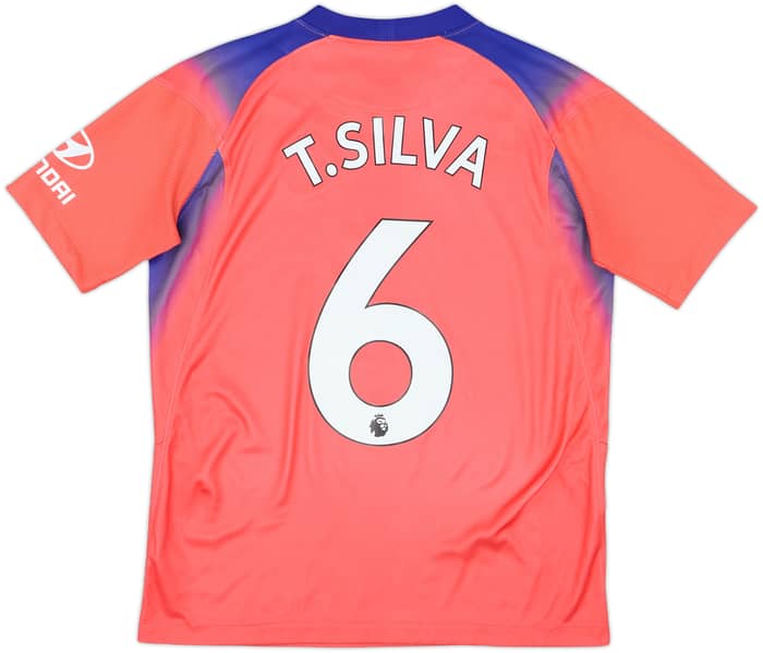 2020-21 Chelsea Third Shirt T.Silva #6 - 8/10 - (XL.Boys)