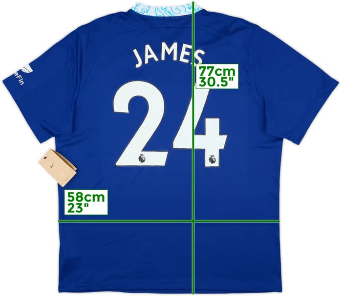 2022-23 Chelsea Home Shirt James #24 (XL)