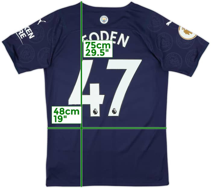 2021-22 Manchester City Authentic Third Shirt Foden #47 - 10/10 - (L)