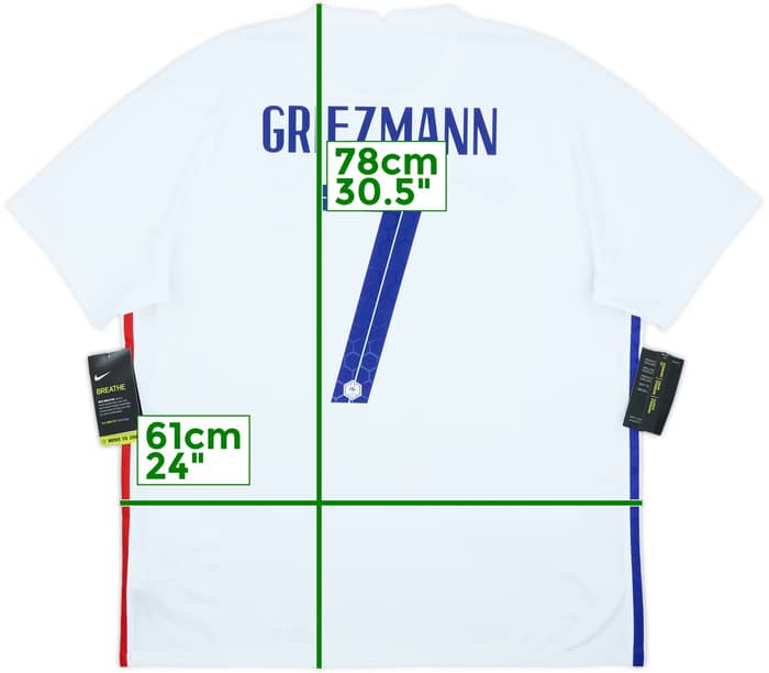 2020-21 France Away Shirt Griezmann #7 (XL)
