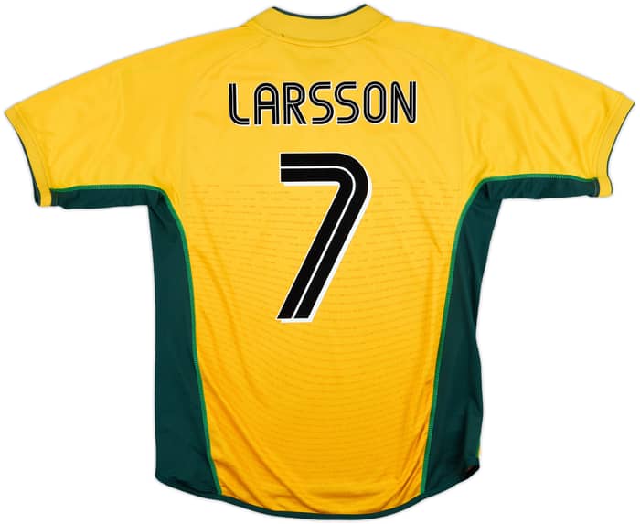2002-03 Celtic Away Shirt Larsson #7 - 8/10 - (M)