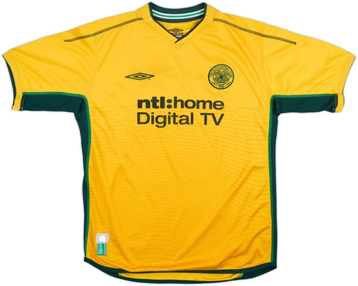 2002-03 Celtic Away Shirt Larsson #7 - 8/10 - (M)